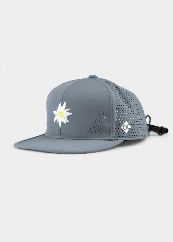 Cap "Edelweiß Outdoor v2" - graublau (Snapback)